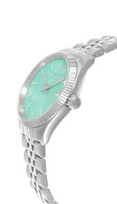 Tissot T-Classic Grey Stainless Steel Light Green Dial Quartz Watch for Ladies - T156.210.11.091.00