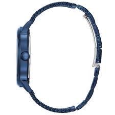 Guess Men W0871G3 Round Dial Stainless Blue Band Watch Main Image