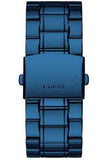 Guess Supernova Blue Stainless Steel Blue Dial Quartz Watch for Gents- Guess W1315G4