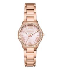 Women Mother of Pearl Dial Bracelet Style Straps Analogue Watch MK4823
