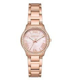 Women Mother of Pearl Dial Bracelet Style Straps Analogue Watch MK4823