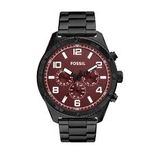 Fossil Men's Brox Multifunction, Black Stainless Steel Watch - BQ2803