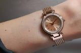 Guess Mini Soho Rose Gold Stainless Steel Rose Gold Dial Quartz Watch for Ladies - W1009L3