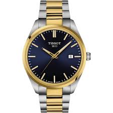 Tissot T-Classic Two-Tone Stainless Steel Blue Dial Quartz Watch for Gents - T150.410.22.041.00