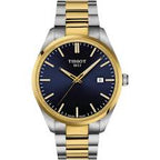 Tissot T-Classic Two-Tone Stainless Steel Blue Dial Quartz Watch for Gents - T150.410.22.041.00