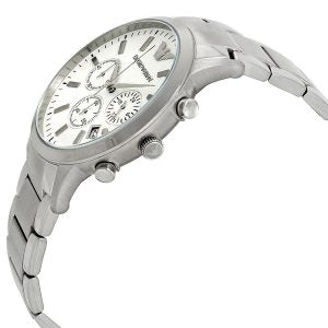 Emporio Armani Men’s Quartz Stainless Steel Cream Dial 43mm Watch AR2458 Main Image