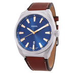 Fossil Everett Three-Hand Date Brown Leather Watch - FS6115