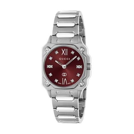 Gucci Women's YA166508 G-Flat 24mm Quartz