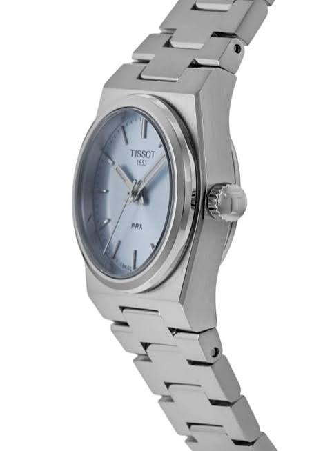 Tissot  PRX Quartz 25mm Ice Blue Dial Steel Women's Watch T137.010.11.351.00