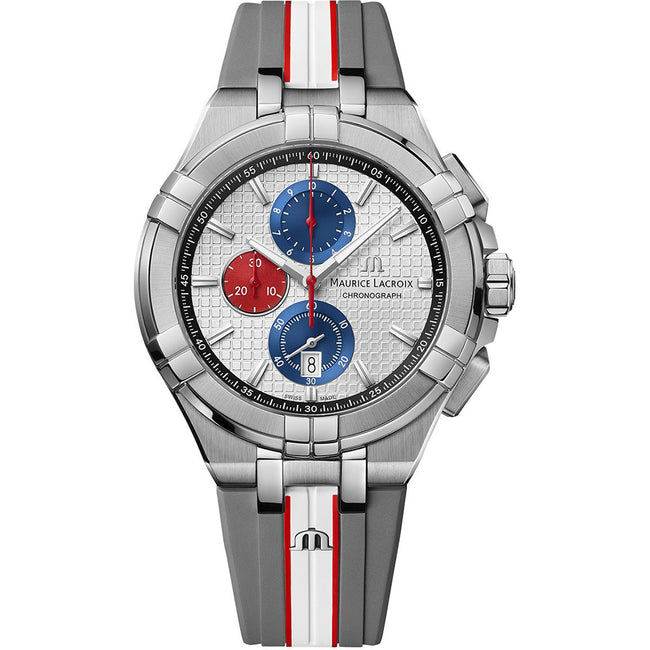 Maurice Lacroix Aikon AI1018-TT031-130-2 Aikon Chronograph Mahindra Racing Watch AI1018.TT031.130.2 Hover Image