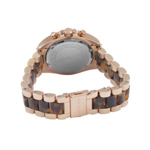 Michael Kors Women’s Quartz Chronograph Stainless Steel Brown Dial 36mm Watch MK5944