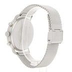 Emporio Armani Men’s Chronograph Quartz Stainless Steel Silver Dial 38mm Watch AR0390
