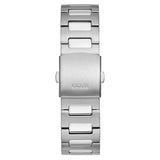 Guess Men’s Quartz Silver Stainless Steel Black Dial 44mm Watch GW0427G1