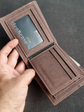 Korean version Trifold Leather Wallet large capacity