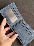 Korean version Trifold Leather Wallet large capacity