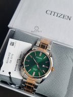 Citizen Men’s Quartz Two-Tone Stainless Steel Green Dial 41mm Watch BI5104-57Z