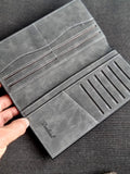 Men's Wallet Leather Long Clutch Credit card holder Pocket Wallet