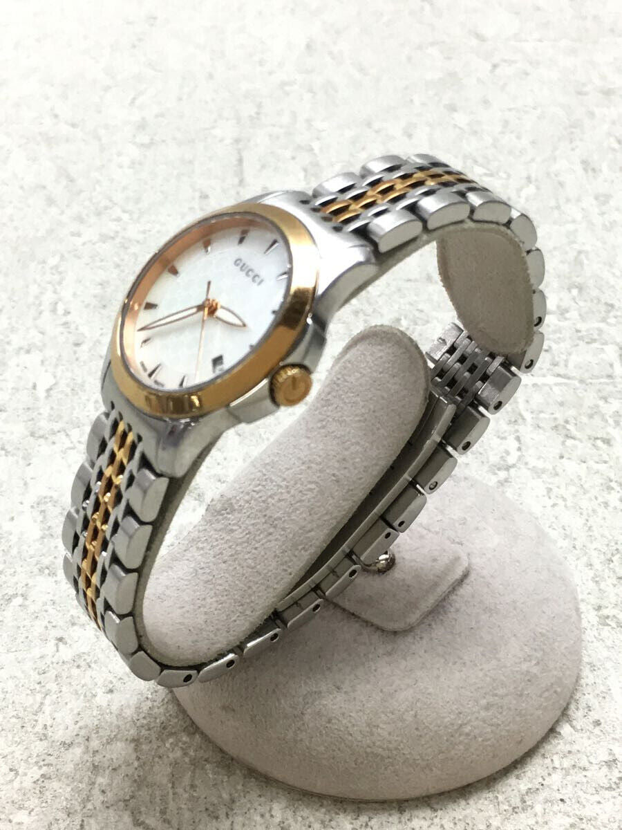 Gucci Quartz Watch/Analog/ Steel/Ya126537/G Timeless 654