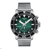 TISSOT Men’s Quartz Swiss Made Stainless Steel Green Gradient Dial 45mm Watch T120.417.11.091.00