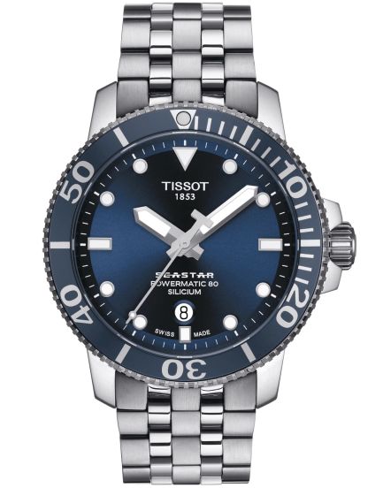 TISSOT SEASTAR 1000 POWERMATIC 80 SILICIUM T120.407.11.041.01 Hover Image