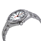 Tag Heuer Aquaracer Men’s Quartz Swiss Made Silver Stainless Steel White Dial 41mm Watch WBD1111.BA0928