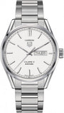Tag Heuer Carrera Men’s Automatic Swiss Made Silver Stainless Steel Silver Dial 41mm Watch WAR201B.BA0723 WAR2018.BA0723