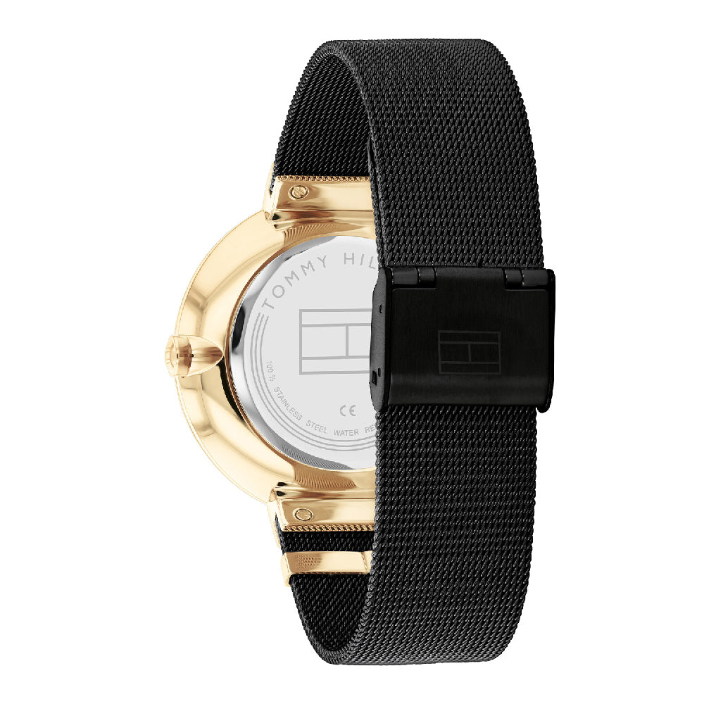 Tommy Hilfiger Men’s Quartz Black Silicone Strap Grey Dial 44mm Watch 1791931