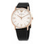 Emporio Armani Unisex Quartz Leather Strap White Dial 41mm Watch AR80015