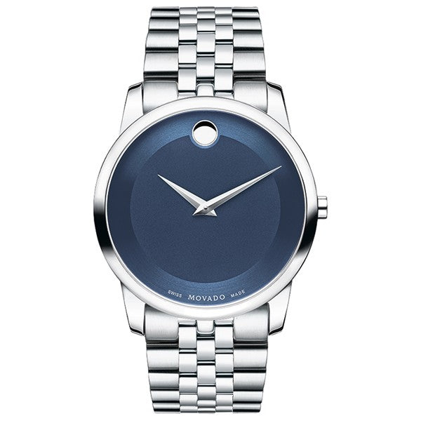 Movado Analog Blue Dial Men's Watch 606982 Hover Image