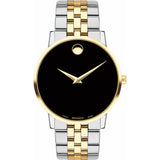 Movado Men's Museum Two Tone Watch with a Concave Dot Museum Dial,(Model 607200)