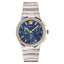 Versace Men’s Quartz Swiss Made Silver Stainless Steel Blue Dial 43mm Watch VEZ900221