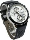 Hugo Boss Rafale Men's White Dial Leather Band Watch - 1513403