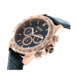 Hugo Boss Men’s Quartz Leather Strap Black Dial 46mm Watch 1513179