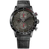 Hugo Boss Men’s Quartz Leather Strap Grey Dial 44mm Watch 1513445