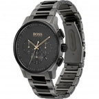 Hugo Boss Men’s Chronograph Quartz Stainless Steel Black Dial 43mm Watch 1513814