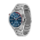 Hugo Boss Men’s Quartz Stainless Steel Blue Dial 46mm Watch 1513823