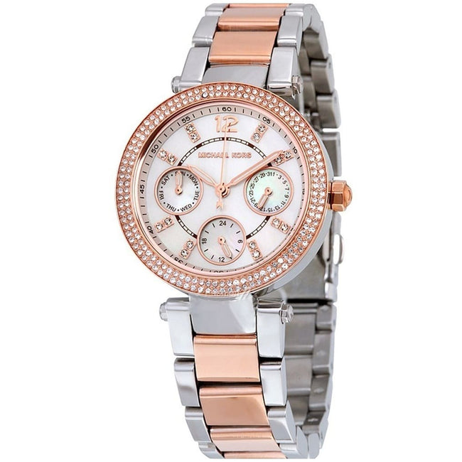 Michael Kors Women’s Quartz Stainless Steel White Dial Watch MK5820 Hover Image