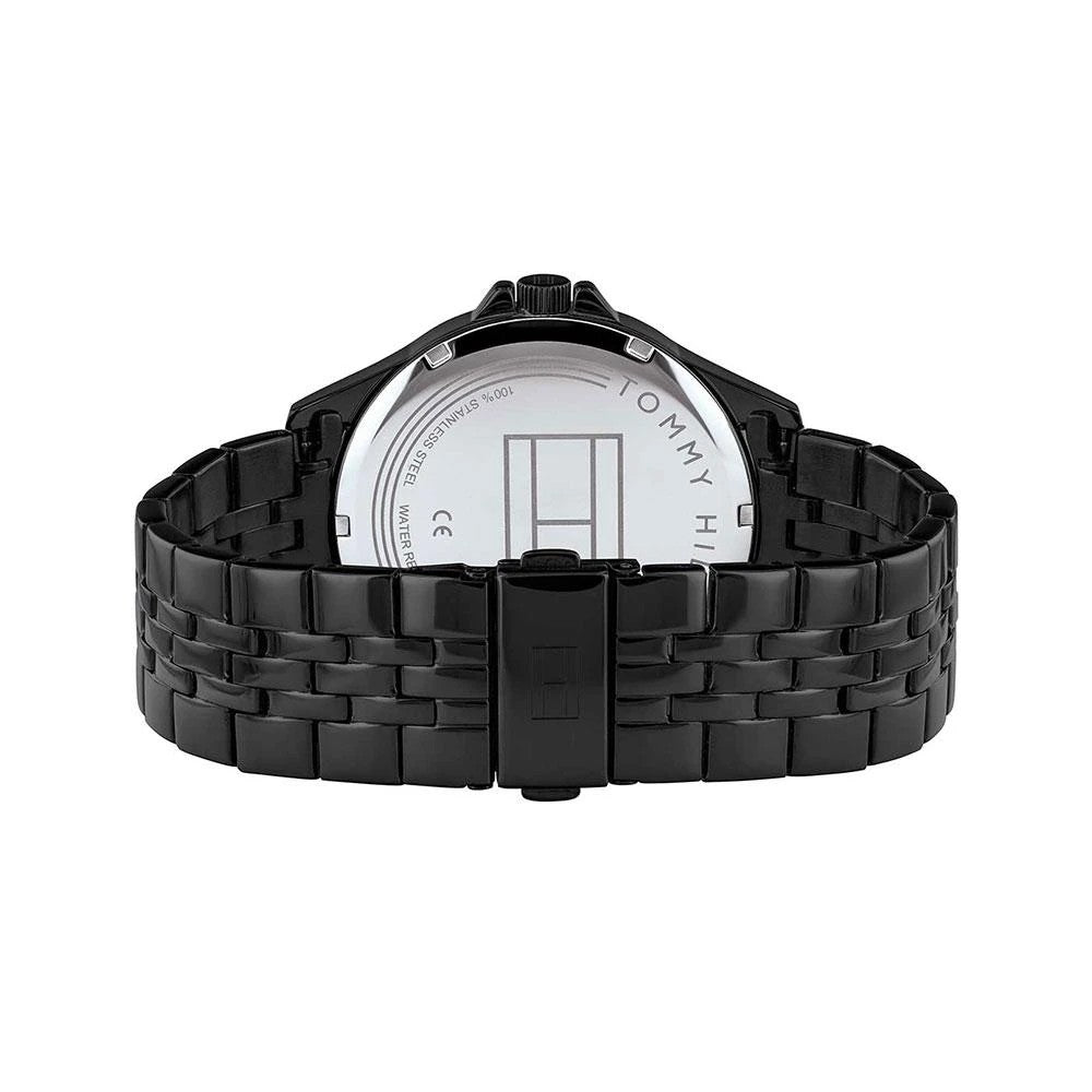 Tommy Hilfiger Men’s Chronograph Quartz Stainless Steel Black Dial 44mm Watch 1791611