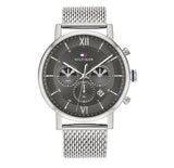 Tommy Hilfiger Men’s Quartz Stainless Steel Gray Dial 44mm Watch 1710396