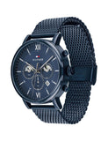 Tommy Hilfiger Men’s Quartz Stainless Steel Blue Dial 44mm Watch 1710397