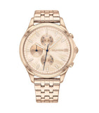 Tommy Hilfiger Women’s Quartz Stainless Steel Rose Gold Mother Of Pearl Dial 39mm Watch 1782120