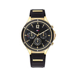 Tommy Hilfiger Women’s Quartz Silicone Strap Black Dial 38mm Watch 1782282