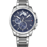 Tommy Hilfiger Men’s Quartz Stainless Steel Blue Dial 48mm Watch 1791348