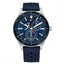 Tommy Hilfiger Men’s Quartz Blue Silicone Strap Blue Dial 44mm Watch 1791635