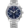 Tommy Hilfiger 1791725 Bennett Blue Dial Silver Stainless Steel Men's Watch.