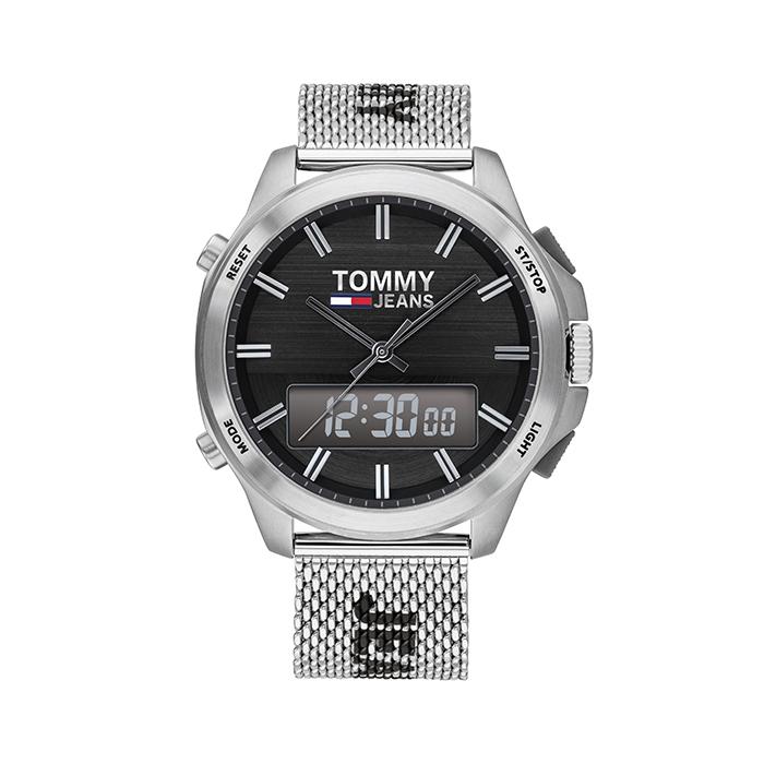 Tommy Hilfiger Men’s Quartz Stainless Steel Black Dial 46mm Watch 1791765