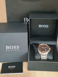 Hugo Boss Men’s Chronograph Quartz Stainless Steel Black Dial 47mm Watch 1513094