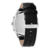 Tommy Hilfiger Men’s Quartz Black Leather Strap Black Dial 44mm Watch 1710502