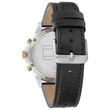 Tommy Hilfiger Men’s Quartz Black Leather Strap Black Dial 44mm Watch 1710474