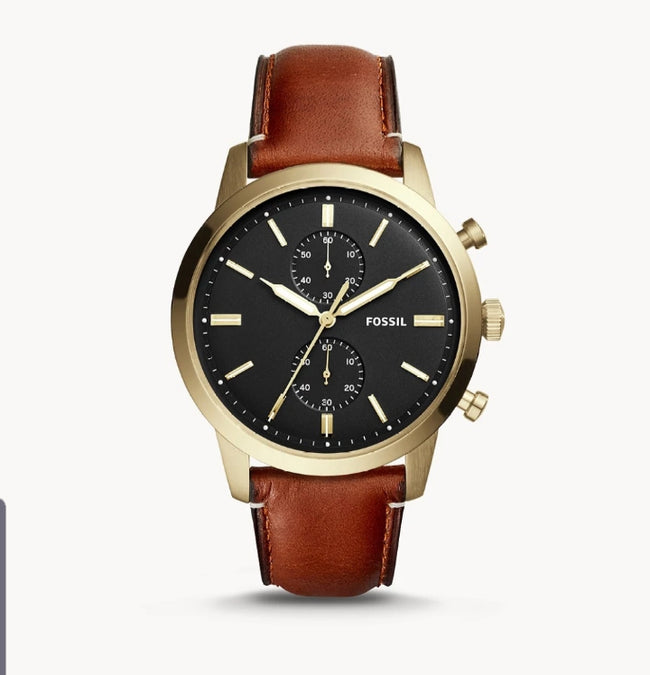 Fossil Townsman Analog Black Dial Men's Watch-FS5338 Hover Image